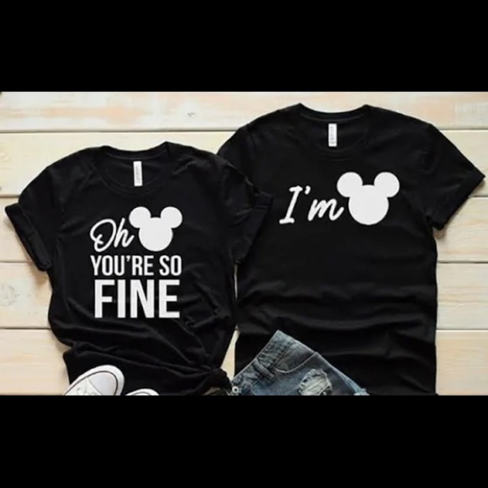 Part 1 of Matching Disney shirts! This one is size L.